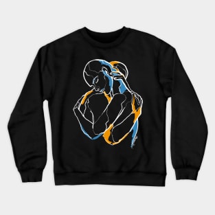 Single Line - Embrace (White) Crewneck Sweatshirt